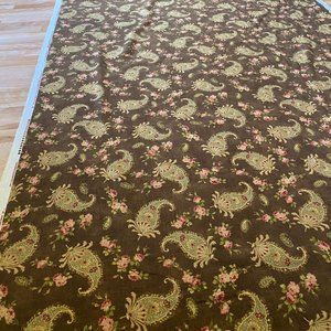 Waverly upholstery fabric : "Prelude in Paisley", 12 yards, NWOT
